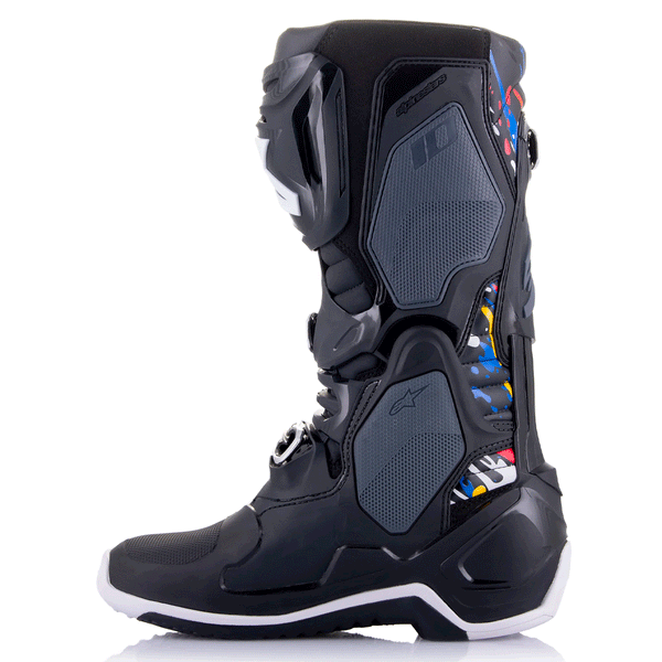 Alpinestars - Tech 10 Renen LE Black/Multi MX Boot - AMA Warehouse