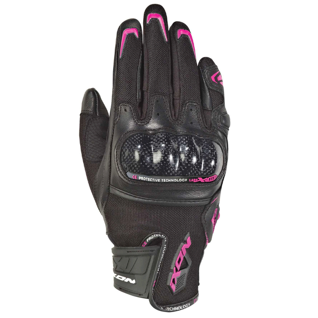 Ixon - Ladies Rise Air Black/Pink Glove – AMA Warehouse