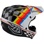 TLD - SE4 Poly Warped White/Black/Multi Helmet