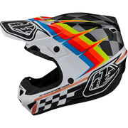 TLD - SE4 Poly Warped White/Black/Multi Helmet