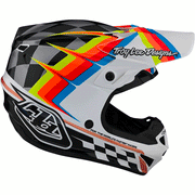 TLD - SE4 Poly Warped White/Black/Multi Helmet