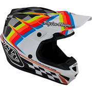 TLD - SE4 Poly Warped White/Black/Multi Helmet