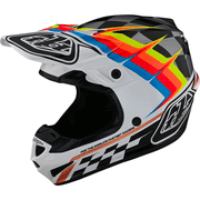 TLD - SE4 Poly Warped White/Black/Multi Helmet