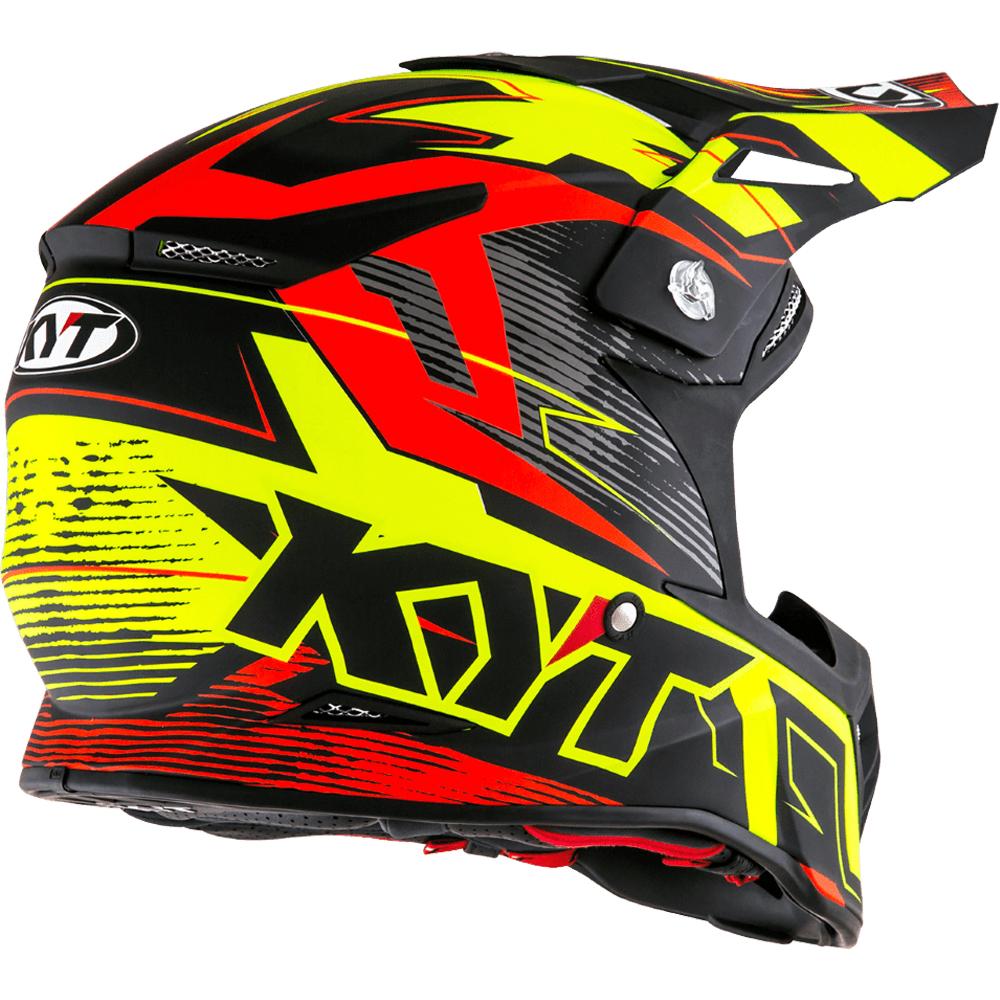 KYT - Skyhawk Digger Black/Orange Helmet