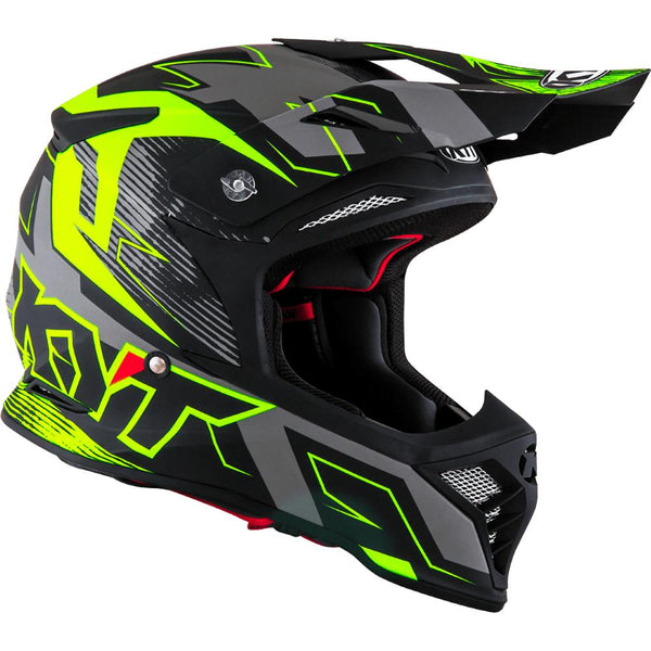 KYT - Skyhawk Digger Black/Yellow Helmet