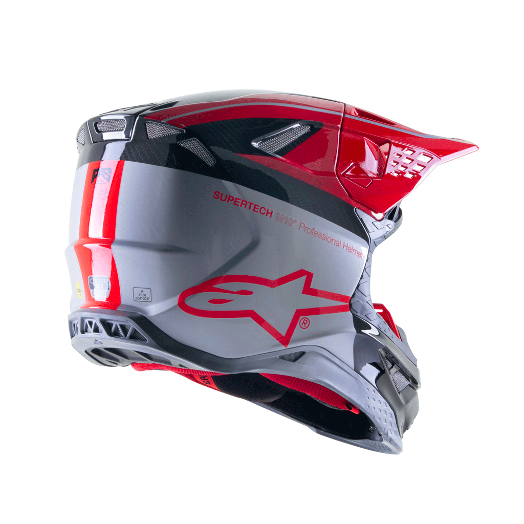 Alpinestars - S-M10 Acumen LE Red/Silver Helmet