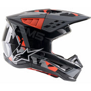 Alpinestars - 2023 SM5 Rover Grey/Red Camo Helmet