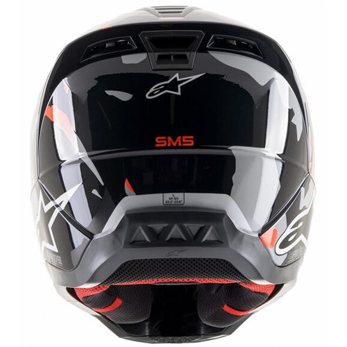 Alpinestars - 2023 SM5 Rover Grey/Red Camo Helmet
