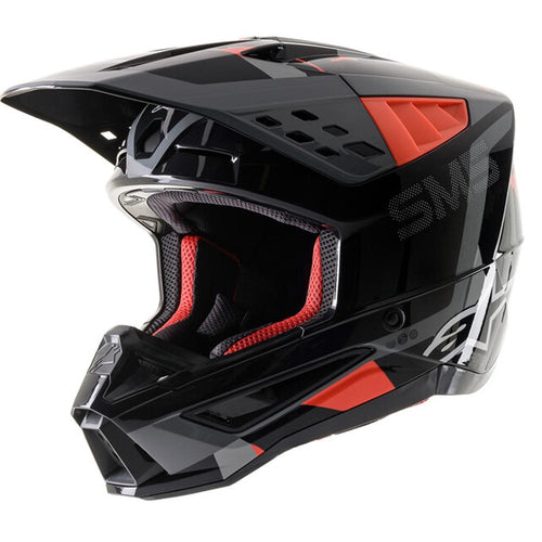 Alpinestars - 2023 SM5 Rover Grey/Red Camo Helmet