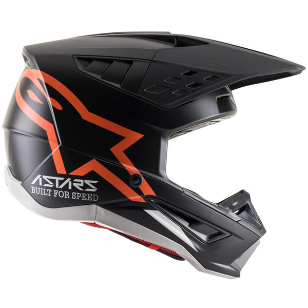 Alpinestars - 2023 SM5 Compass Matte Black/Orange Helmet