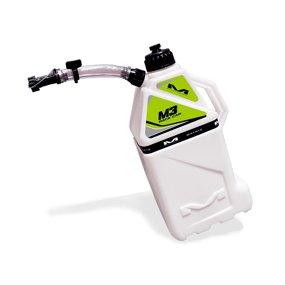 Matrix - M3 15 Litre White/Green Fuel Can
