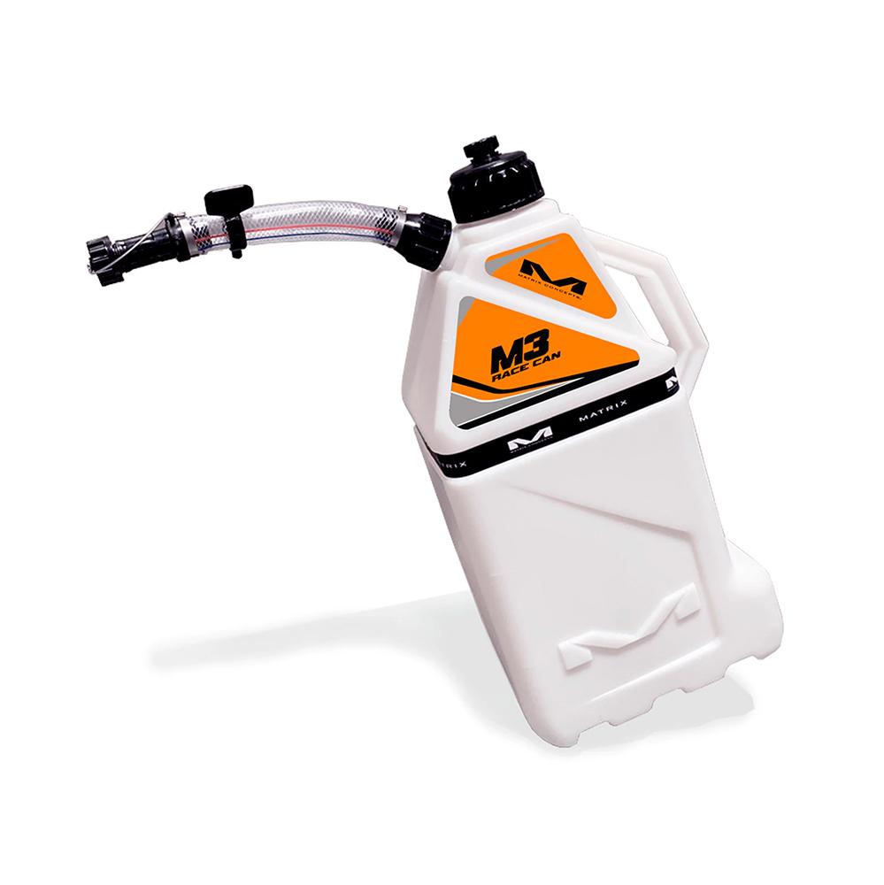 Matrix - M3 15 Litre White/Orange Fuel Can