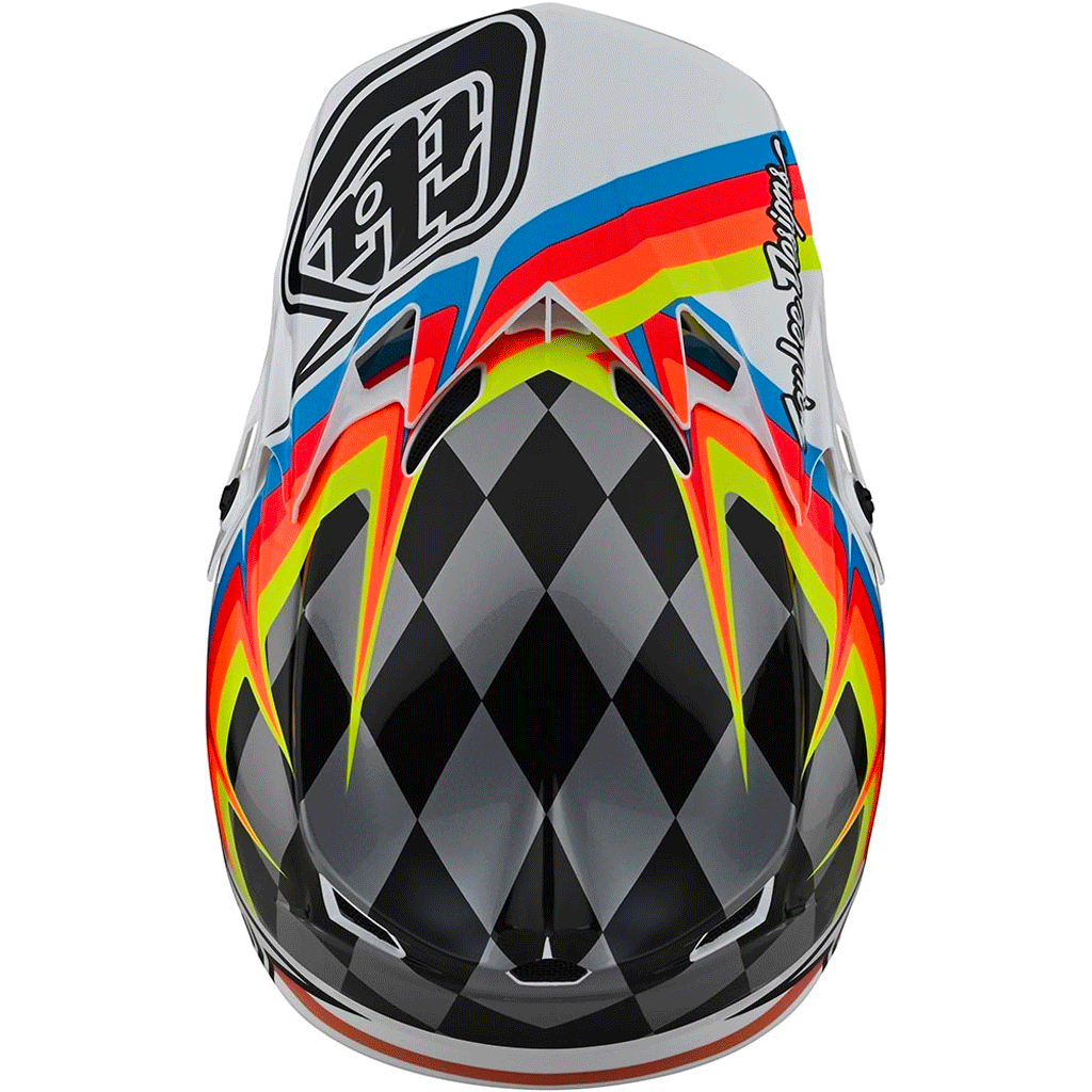 TLD - SE4 Poly Warped White/Black/Multi Helmet