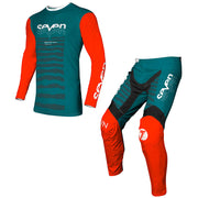 Seven - 23.1 Youth Vox Surge Teal/Orange MX Combo