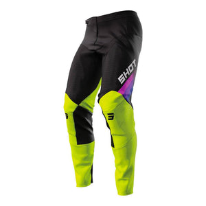 Shot - 2023 Contact Tracer Yellow/Black/Pink Pants