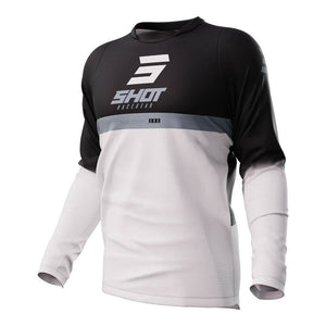 Shot - 2023 Devo Reflex Black/White Jersey