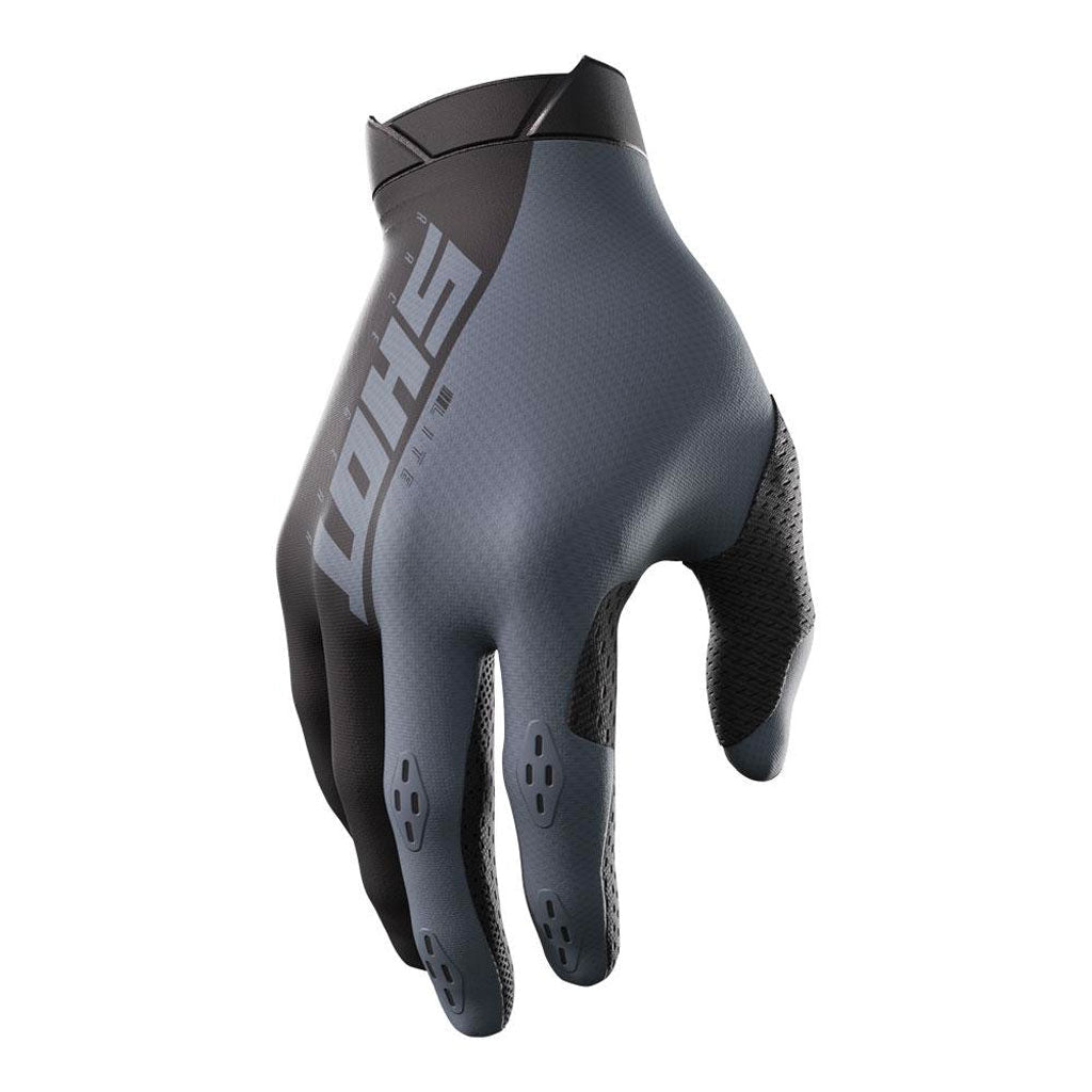Shot - 2026 Lite Grey/Black Gloves