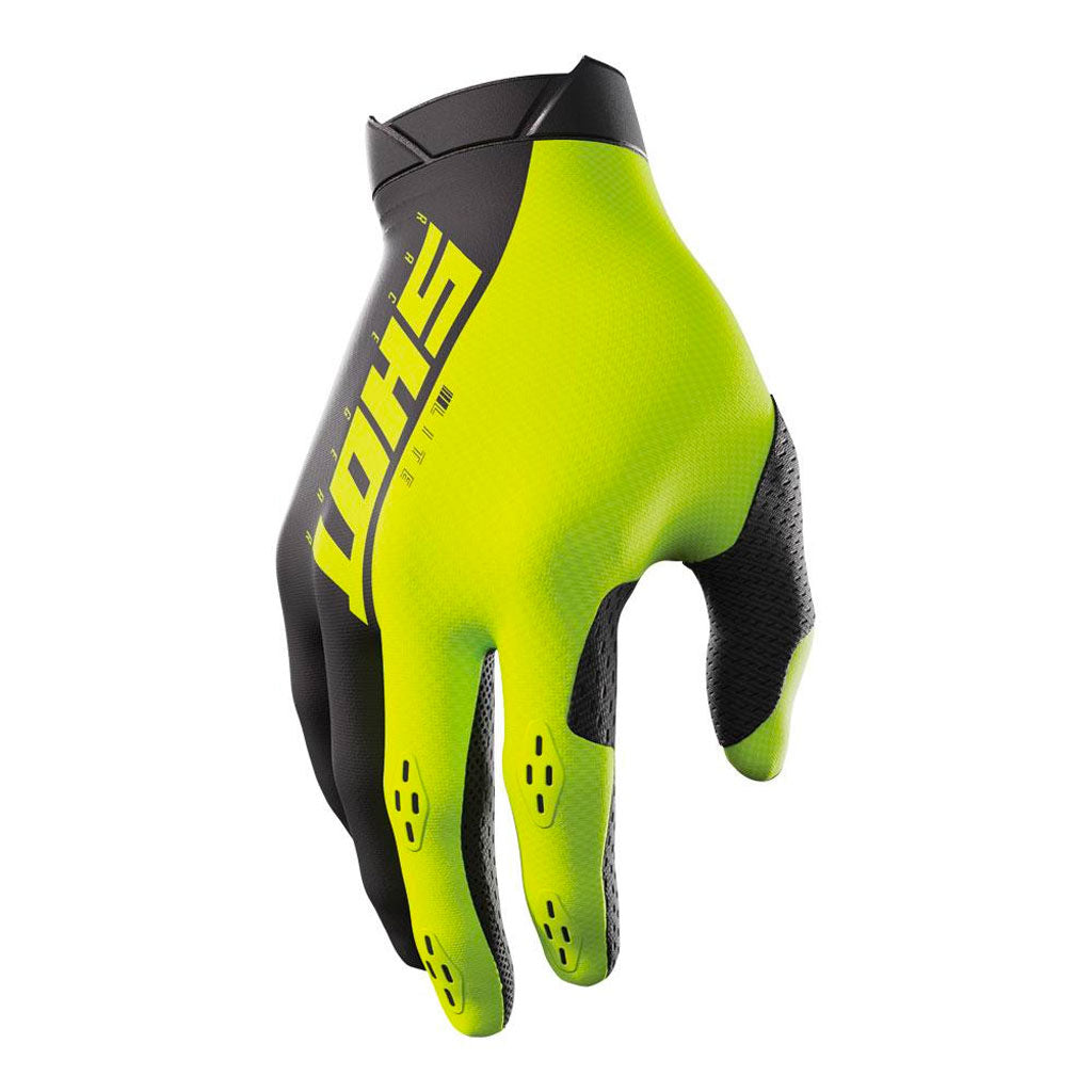 Shot - 2025 Lite Yellow/Black Gloves