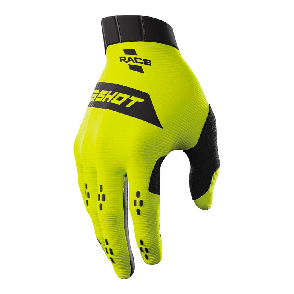 Shot - 2025 Race Yellow/Black Gloves