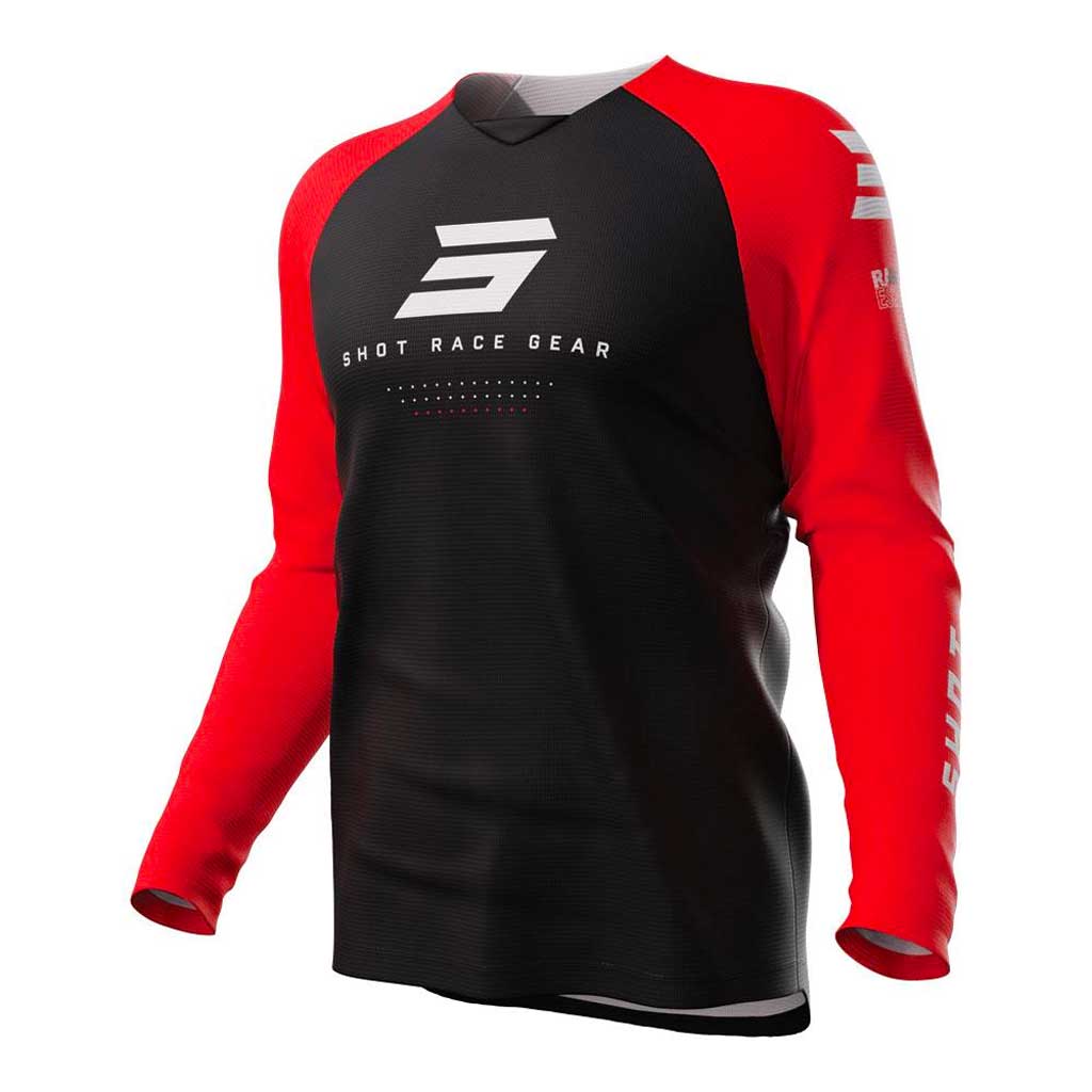 Shot - 2023 Raw Escape Black/Red Jersey