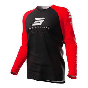 Shot - 2023 Raw Escape Black/Red Jersey