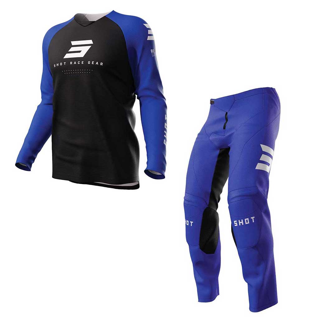 Shot - 2023 Raw Escape Black/Blue MX Combo