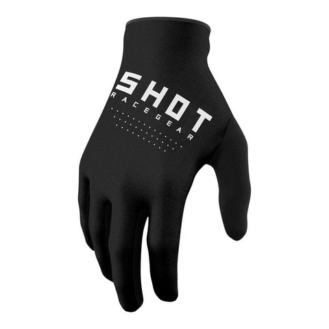 Shot - Youth Raw Black Gloves