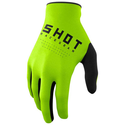 Shot - 2024 Kids Raw Green Gloves