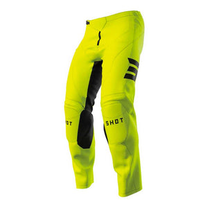 Shot - 2023 Youth Raw Escape Black/Flo Yellow Pants