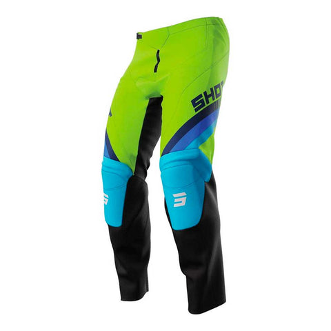 Shot - 2023 Youth Raw Tracer Black/Green Pants