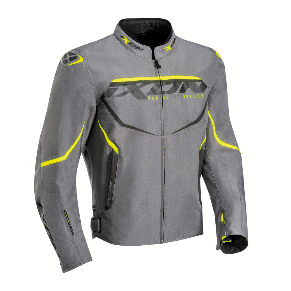 Ixon - Sprinter Grey/Flo Yellow Summer Jacket – AMA Warehouse