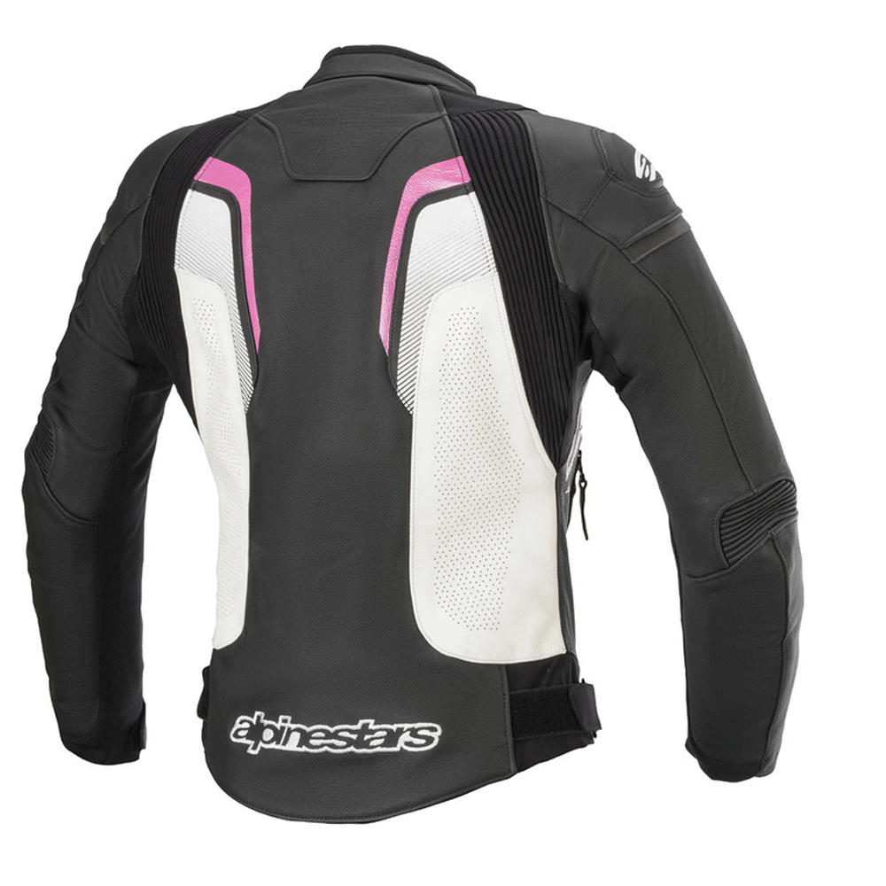 Alpinestars Stella GP Plus R V3 Airflow Black Pink Leather Jacket