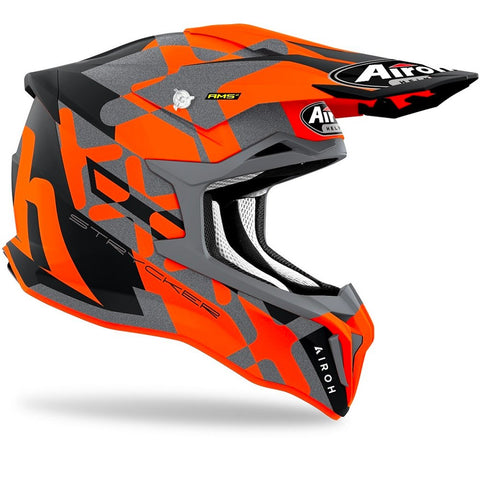 Airoh - Strycker XXX Grey/Orange Helmet