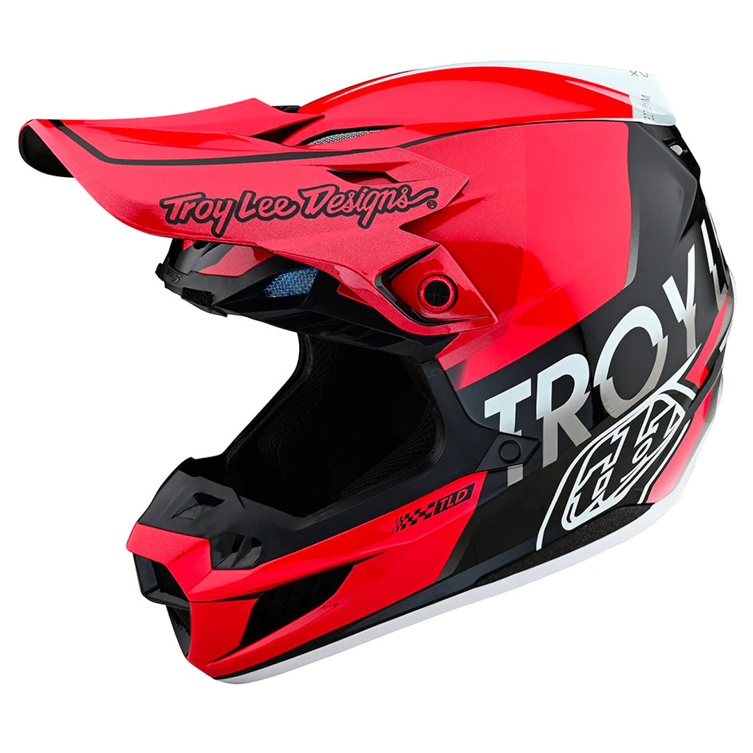 TLD - SE5 Composite Qualifier Black/Red Helmet