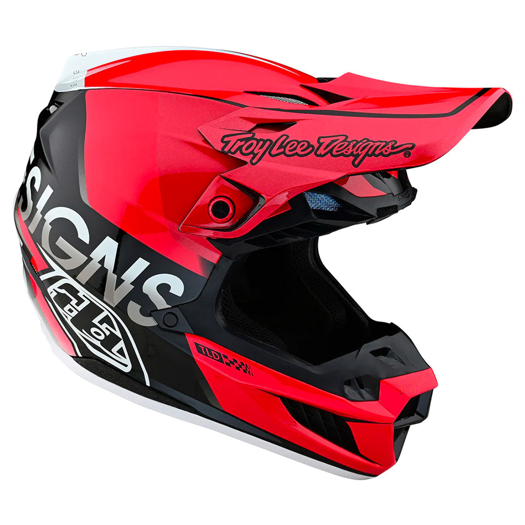 TLD - SE5 Composite Qualifier Black/Red Helmet