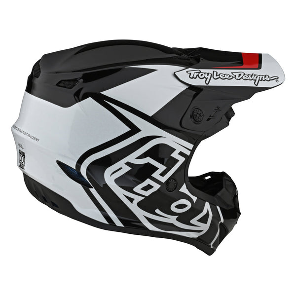 TLD - GP Overload Black/White Helmet