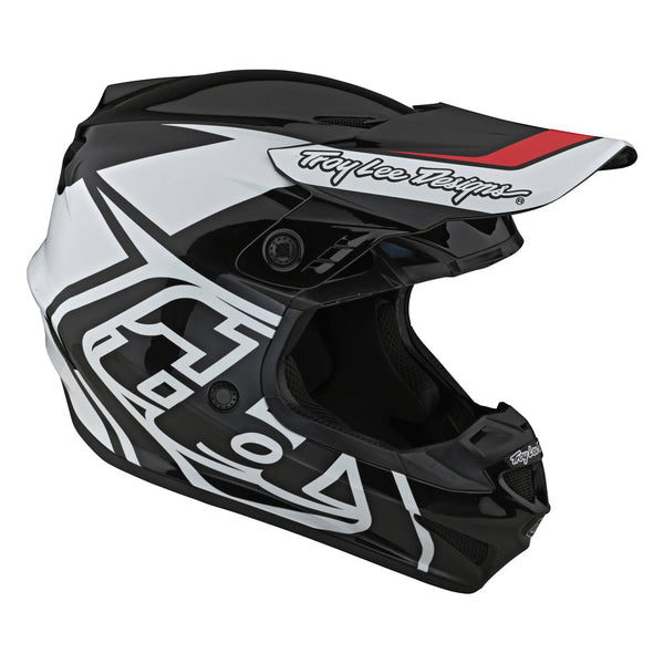 TLD - GP Overload Black/White Helmet