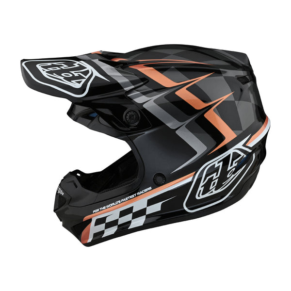 TLD - SE4 Poly MIPS Warped Black/Copper Helmet