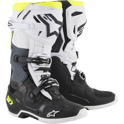 Alpinestars - Tech 10 Black/White/Yellow MX Boots