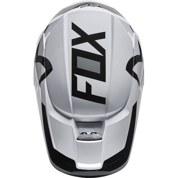 Fox - 2022 V1 Lux Black/White Helmet