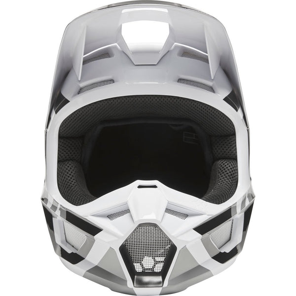 Fox - 2022 V1 Lux Black/White Helmet