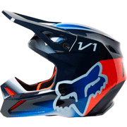 Fox - 2024 V1 Toxsyk Navy/Orange Helmet