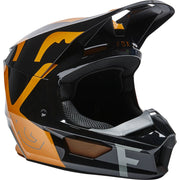 Fox - 2022 V1 Skew Black/Gold Helmet