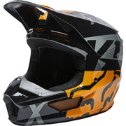 Fox - 2022 V1 Skew Black/Gold Helmet