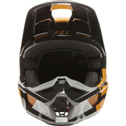 Fox - 2022 V1 Skew Black/Gold Helmet