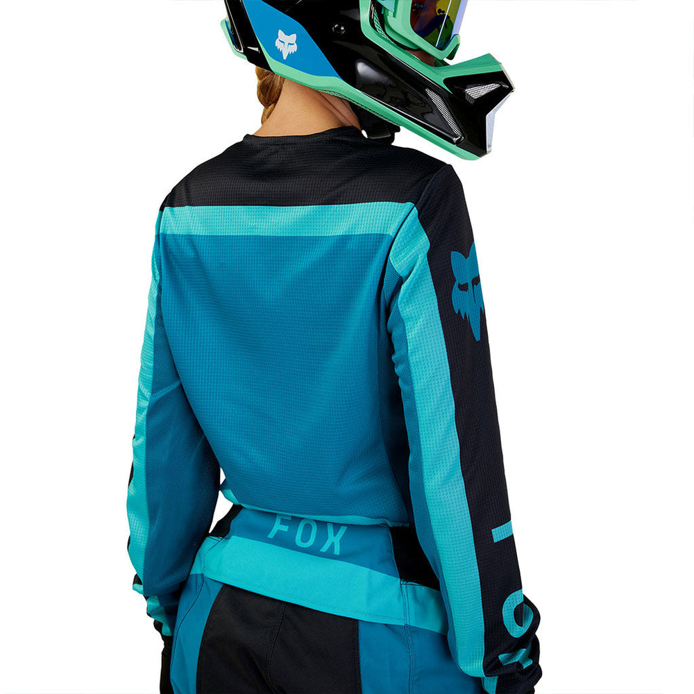 Jersey Coupe-Vent Fox Racing WMNS 180 Ballast - Femme - Respirant - Manches Longues - 100% Polyester