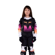 Fox - 2024 Youth 180 Flora Black/White MX Combo