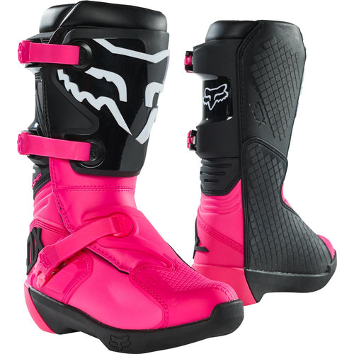 Fox - 2023 Youth Black/Pink Comp Boot