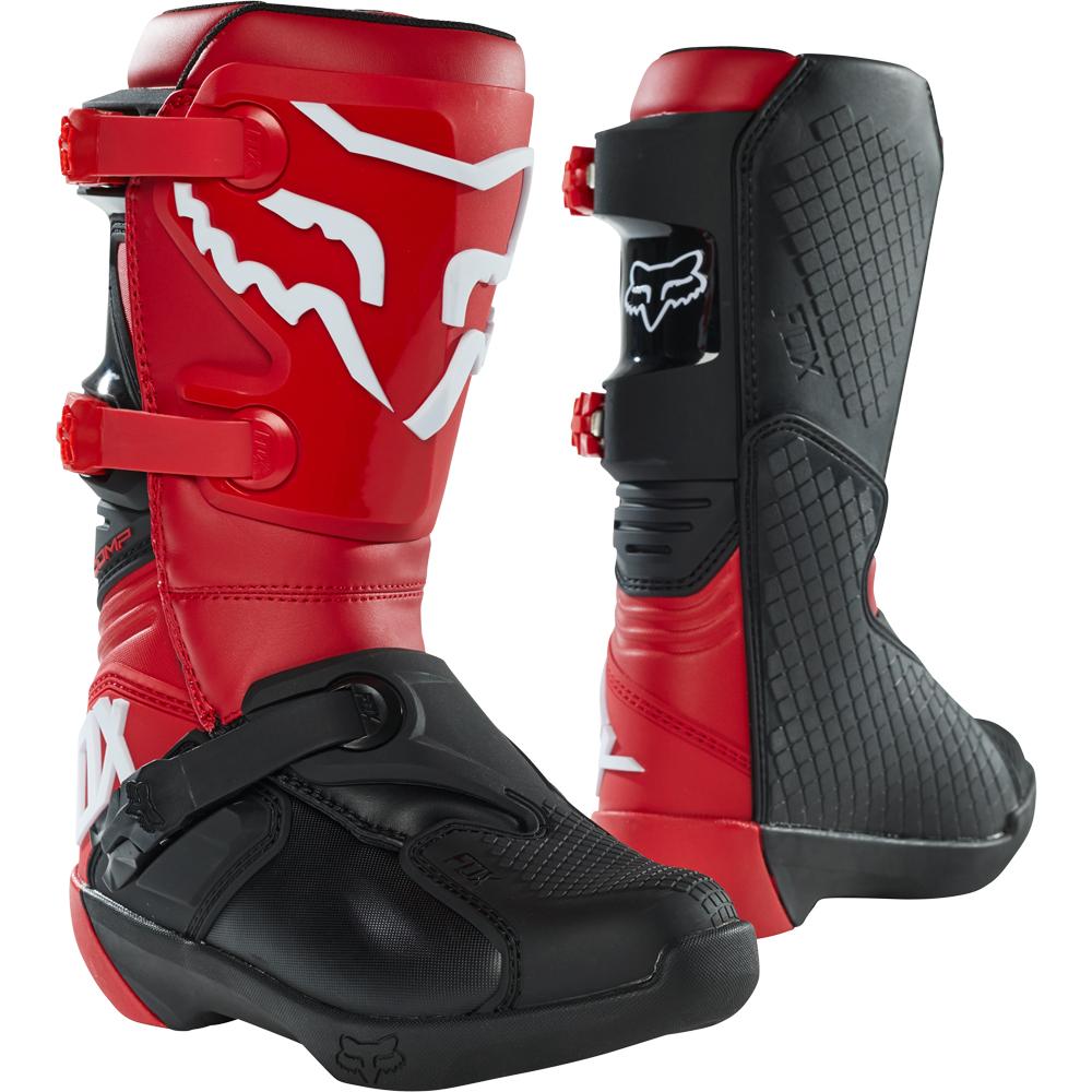 Fox - 2023 Youth Comp Flame Red MX Boots