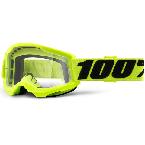 100% - Youth Strata 2 Yellow Goggles